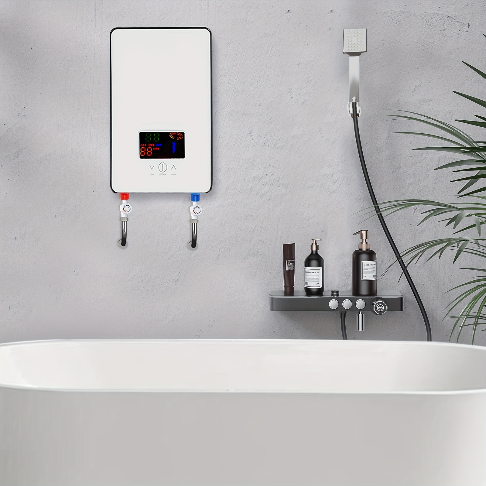Grifo Eléctrico De Agua Caliente Instantánea 3000W - Para Cocina Y Baño, Con Pantalla LED, 220V