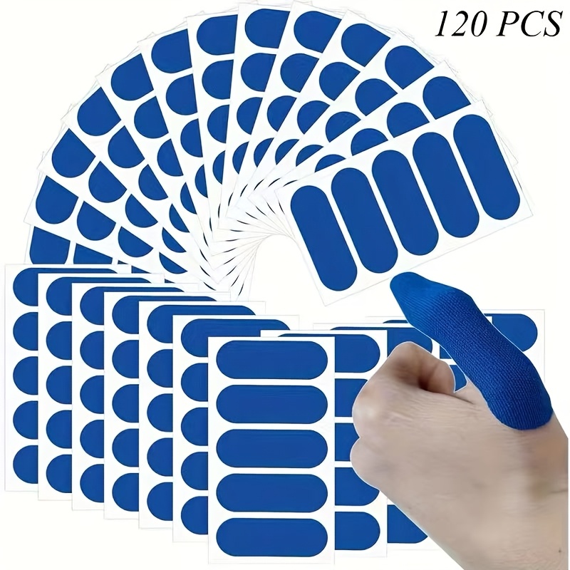 TEMU 120pcs Blue Bowling Finger Tape - Durable Polyester Thumb Tape, Suitable For Men And Women, Perfect For Bowler Accessories And Game Room Use,