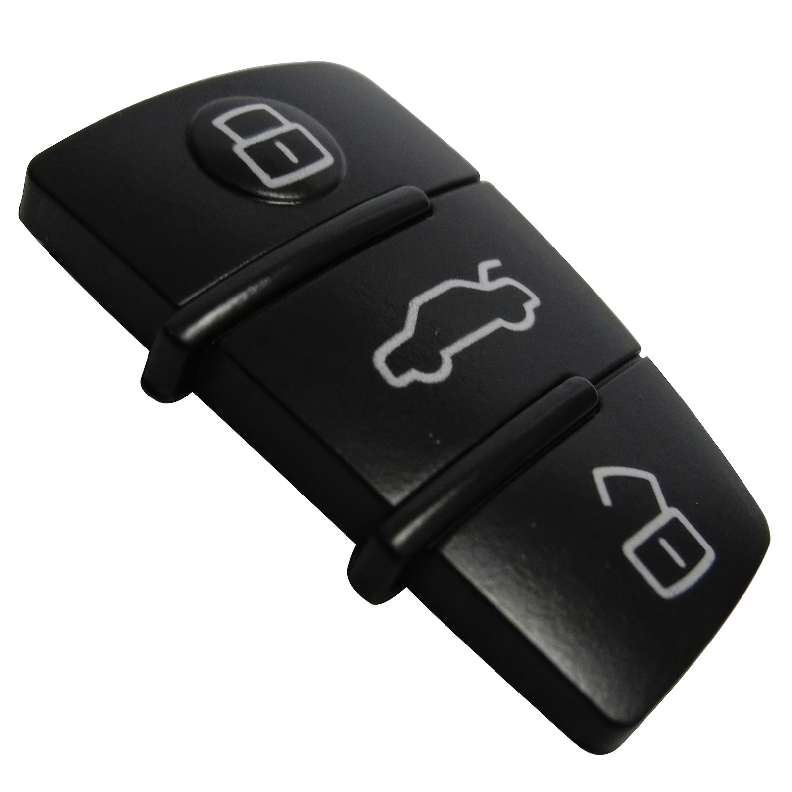 ECSiNG 2pcs Coque Clé 3 Boutons Pour Audi A2 A3 A4 A6 A8 TT - Remplacement Noir