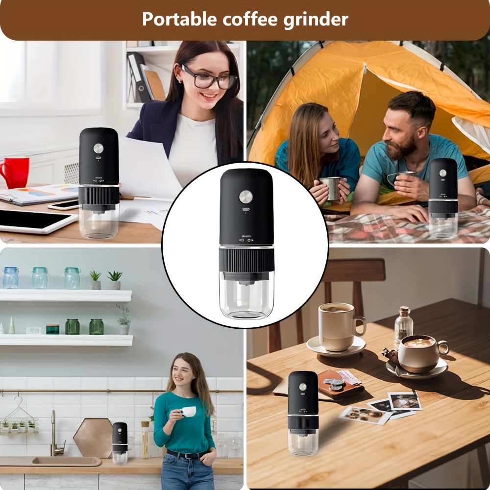 electric coffee bean grinder usb rechargeable coffee bean Temu