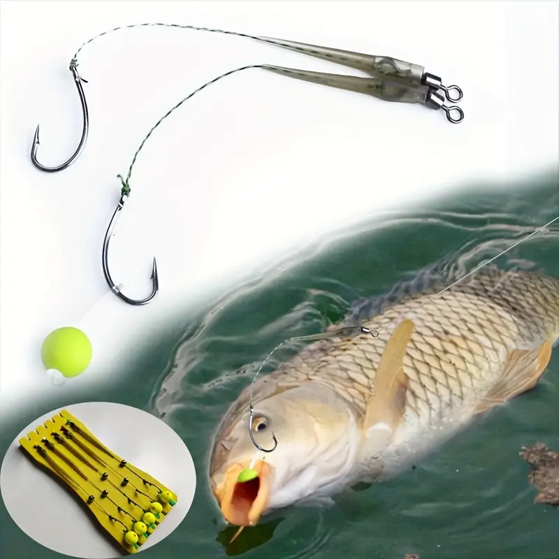 europa hook fish Fishing Hand-Tied Hook Set Horse Fish Line Single Hook String Hook European Fishing Carp Fishing Set Accessories Fishing Pliers (Color : Curved) : Sports & Outdoors 5pcs of Innovative Carp Fishing