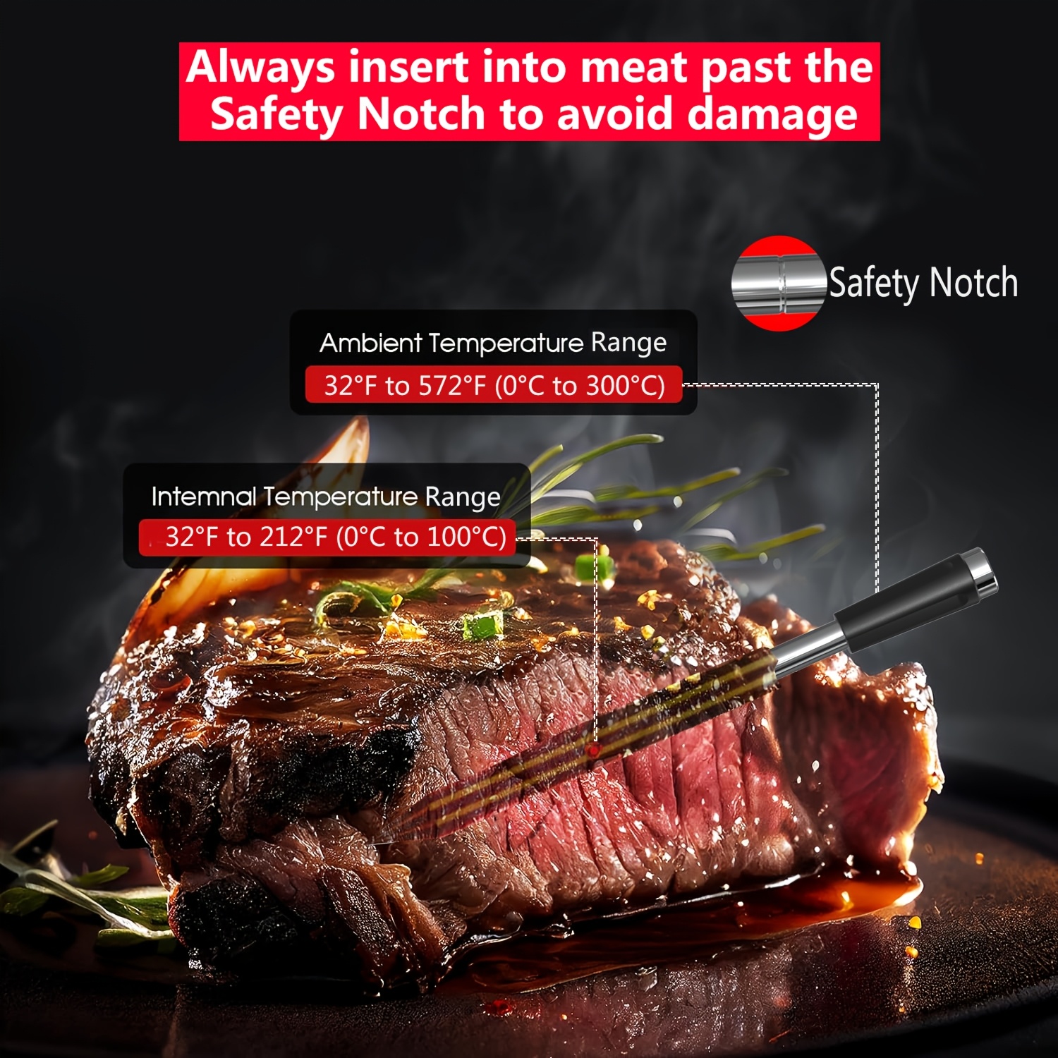 1pc meat thermometer details 1