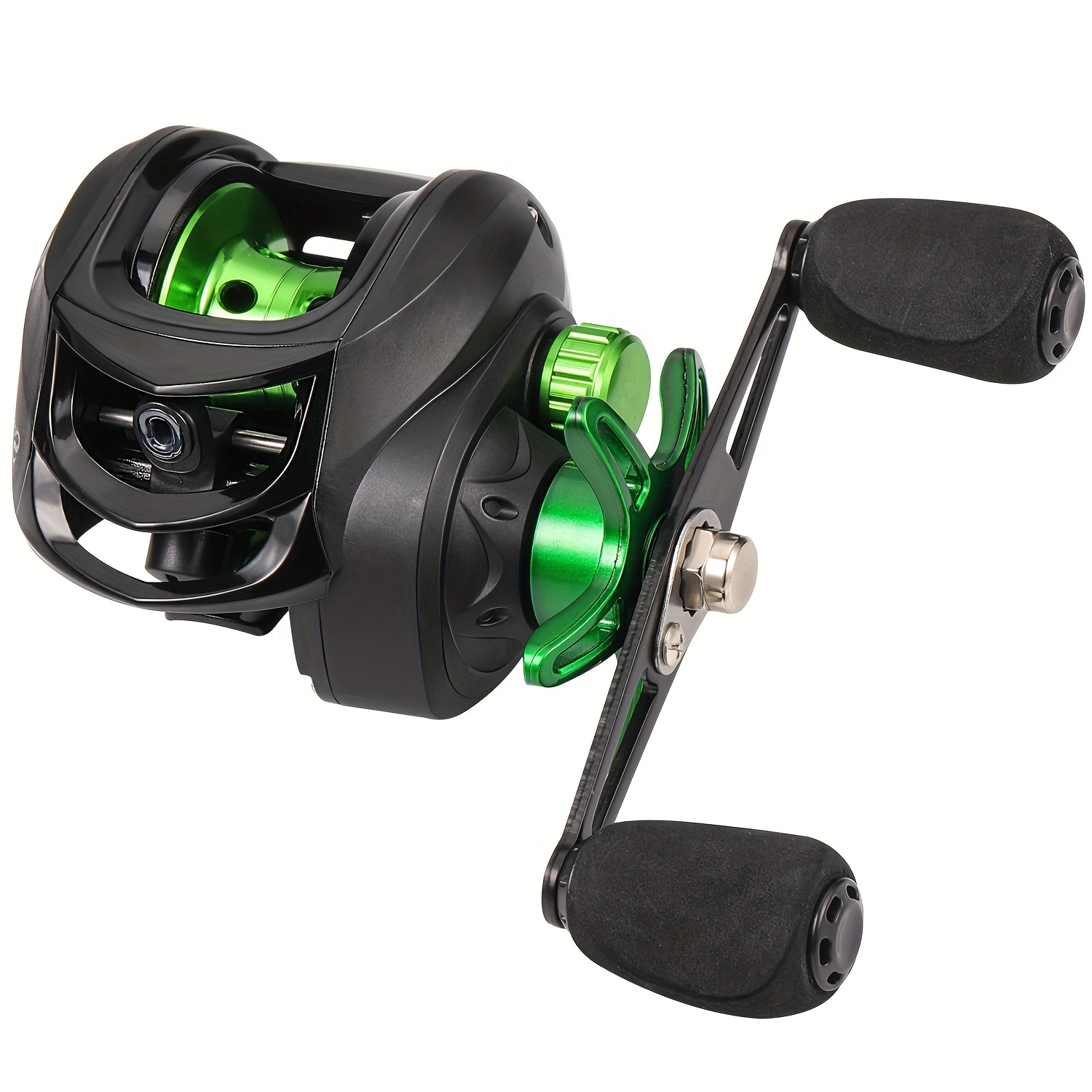 TEMU Sougayilang Baitcasting Fishing Reel - 7.2:1 Gear Ratio, Magnetic Brake, 10kg Max Drag, Left/right Handle, Freshwater/saltwater Fishing Reel