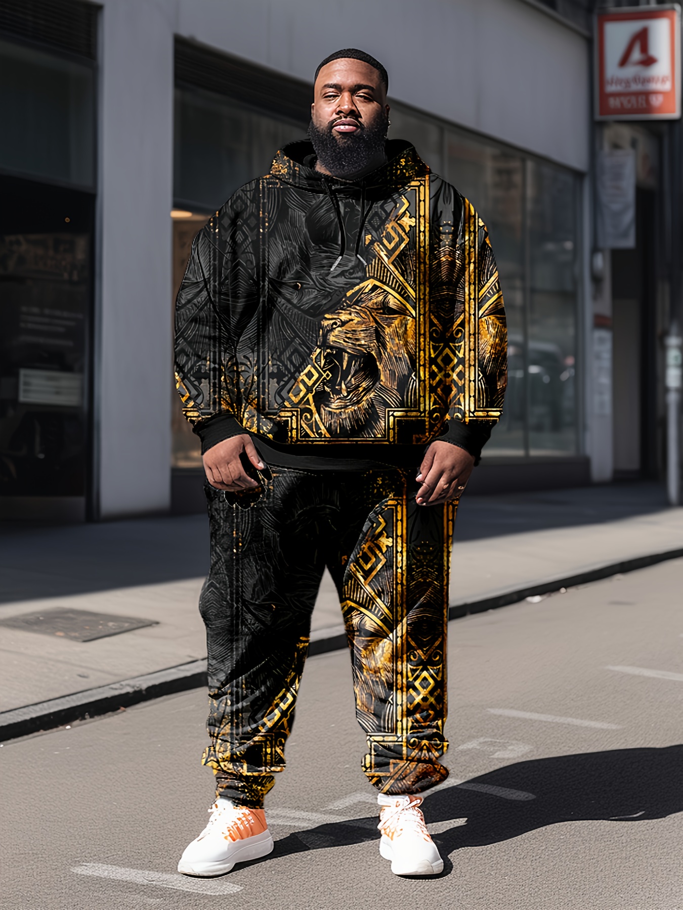 conjunto sudadera capucha pantalones deporte hombre Temu Ecuador