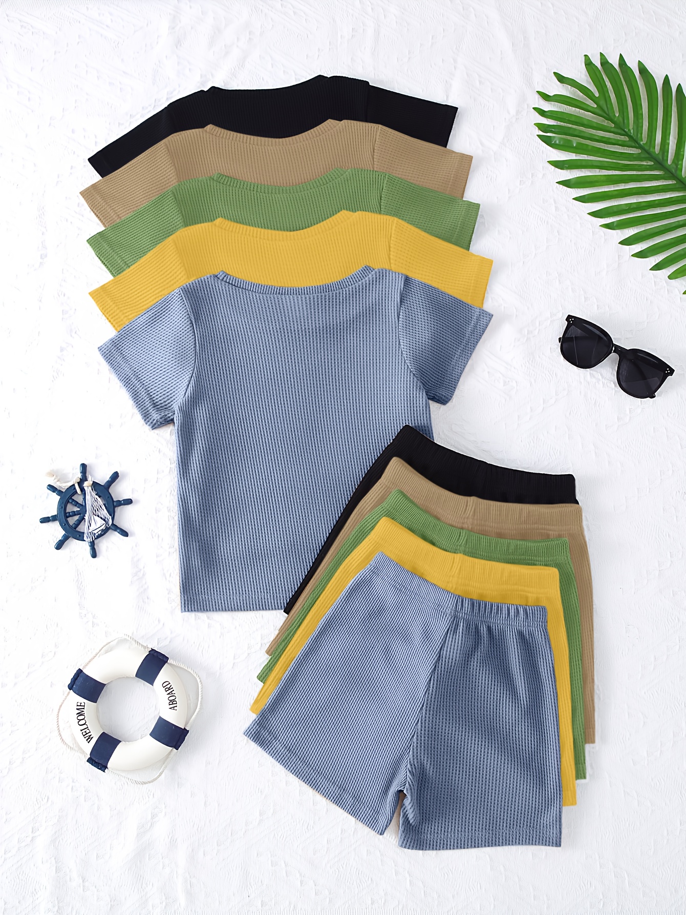 Waffle Knit Fabric for Boys