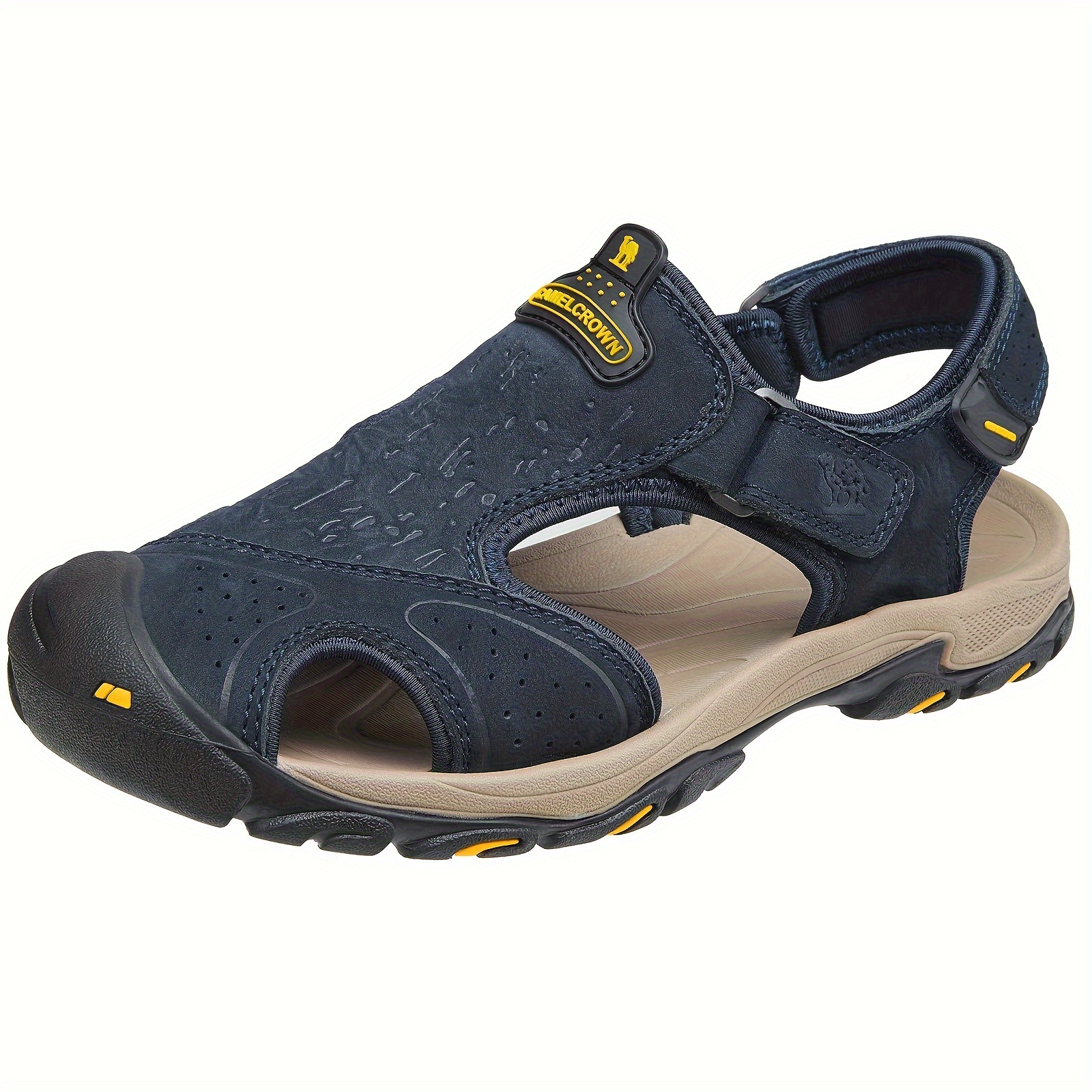 camel mens hiking sandals high quality genuine leather - Temu