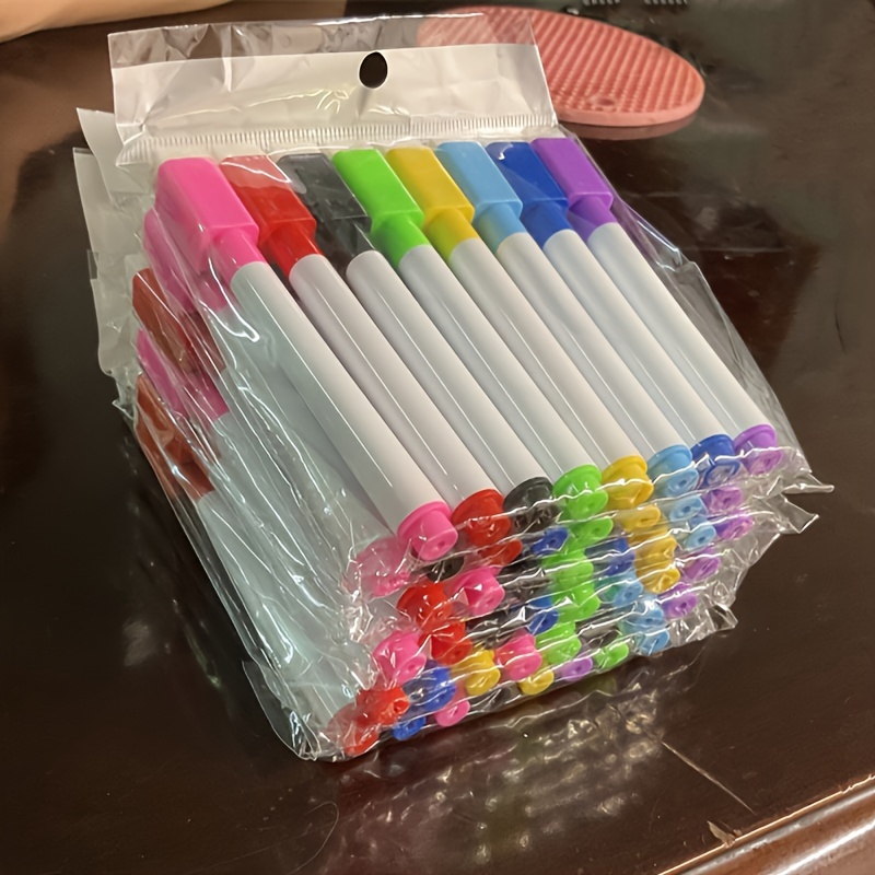 

8/16/48pcs Non-magnetic Whiteboard Pen Set, Erasable Pen For And , And Supplies Whiteboard Pen