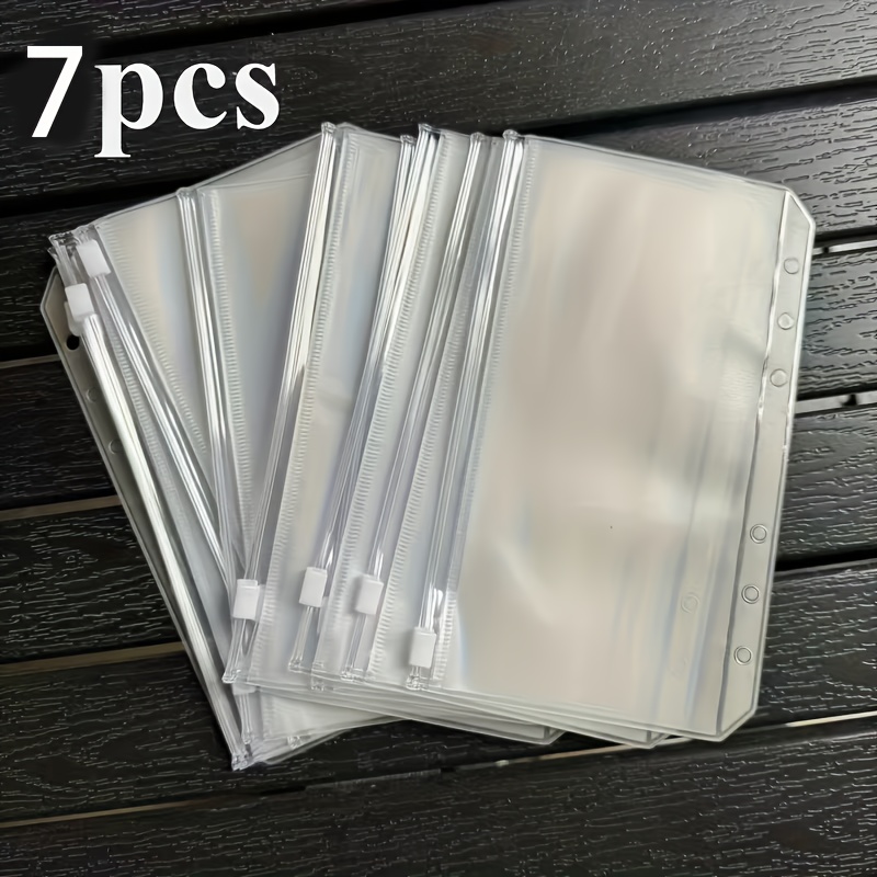 a6 zipper envelope bag reusable cash pouch gift bag storage pouch file bag bill organizer suitable for office small item storage minimalist style