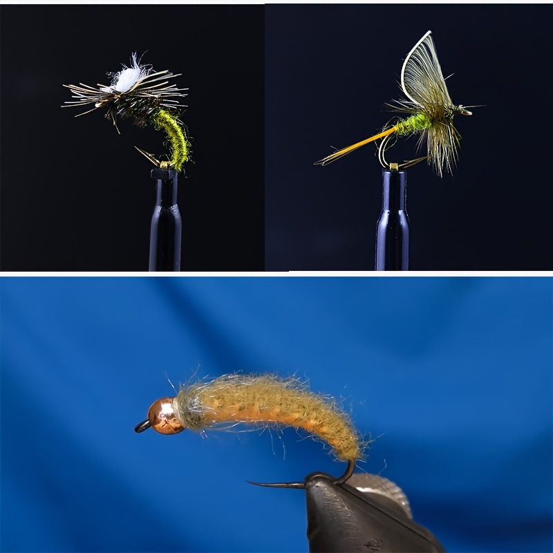 25 color micro fuzzy yarn kit fly Temu