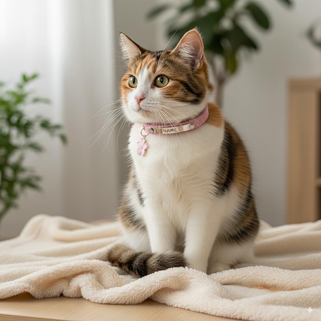 Personalized Customizable Name Cat Collar with Anti-Lost ID Tag