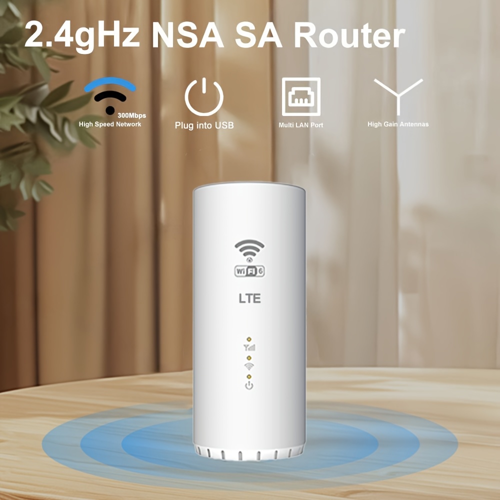 5G Cylindrical Card Insertion Router CPE Wireless Router Is Portable And Convenient for Daily Travel. It Supports 10 Frequency Bands (B1/B3/B5/B7/B8/B20/B38/B39/B40/B41) for Stable Connection