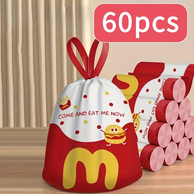 

60pcs Thickened Disposable Trash - For , , & Use - Household Cleaning