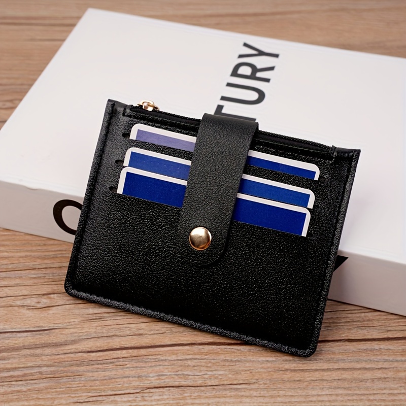 Minimalist Slim Credit Card Holder, Portable Coin Purse, Card Case: retailer-supplied image