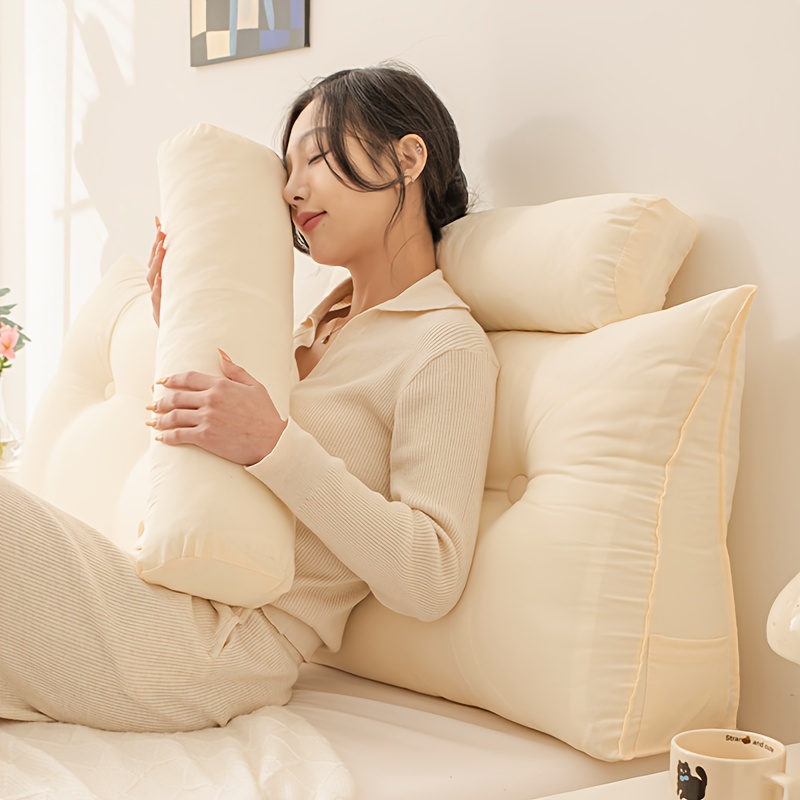 juego 2/3 piezas cojines cuña color bolsillo lateral Temu Colombia