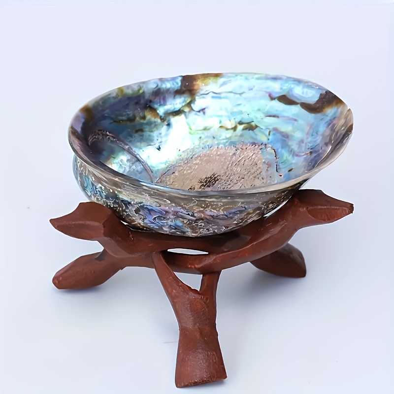 

1pc Wooden Tripod-hand- Wooden Cobra Bracket-home Decoration Bracket Can Hold Abalone Shells, Crystal Balls, Ornament Trays, Jewelry Trays, Key Bowls, Balls, Trays, Crystal Holes !