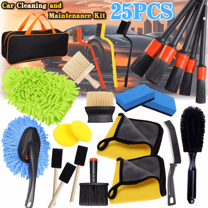 11pcs Or 25pcs Ultimate Car Cleaning And Maintenance Kit,...