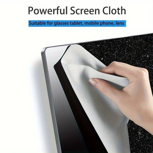 premium microfiber screen cleaner cloth lint free scratch resistant for phones laptops cameras lcd displays glasses
