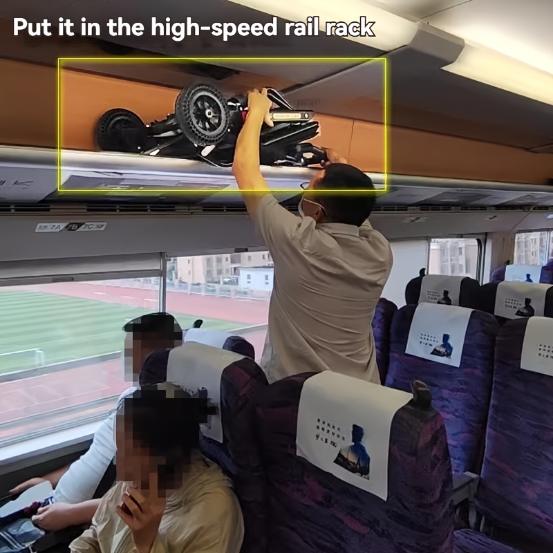 Ultra Lightweight And Durable Carbon Steel Classic Driving Assistance, with Comfortable Seats And Storage Shelves, Easy to Fold Design, Convenient to Carry And Can Be Used On Airplanes - Image 7