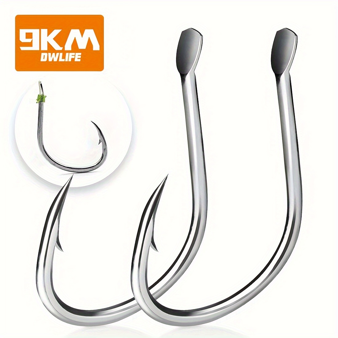 Fishing Live Bait Hooks 2X Strong Stainless Steel Fishing, 56% OFF