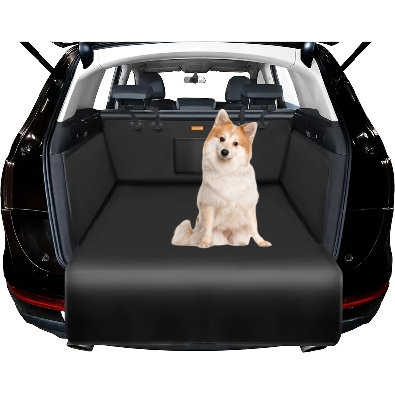TEMU Copertura Cargo per Cani Auto in Tessuto - Antiscivolo, Antigraffio, Antistrappo, Tappetino Cargo Lavabile per Camioncini e SUV