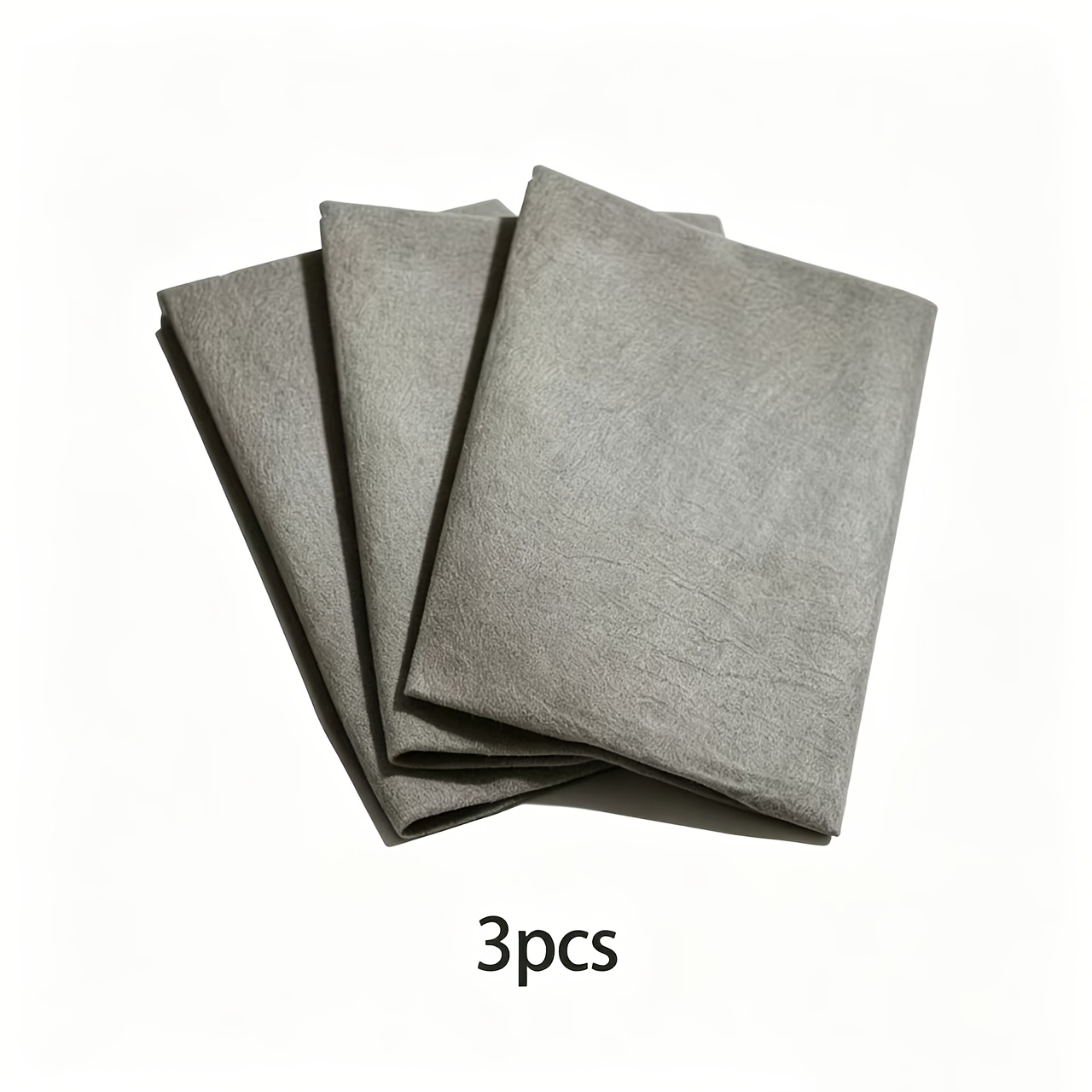 Image of 3pcs Thickened Rags, Absorbent And , Streak-free Glass Cleaning, Non-fading Microfiber Towels, Kitchen Bathroom Window Home Cleaning Tools