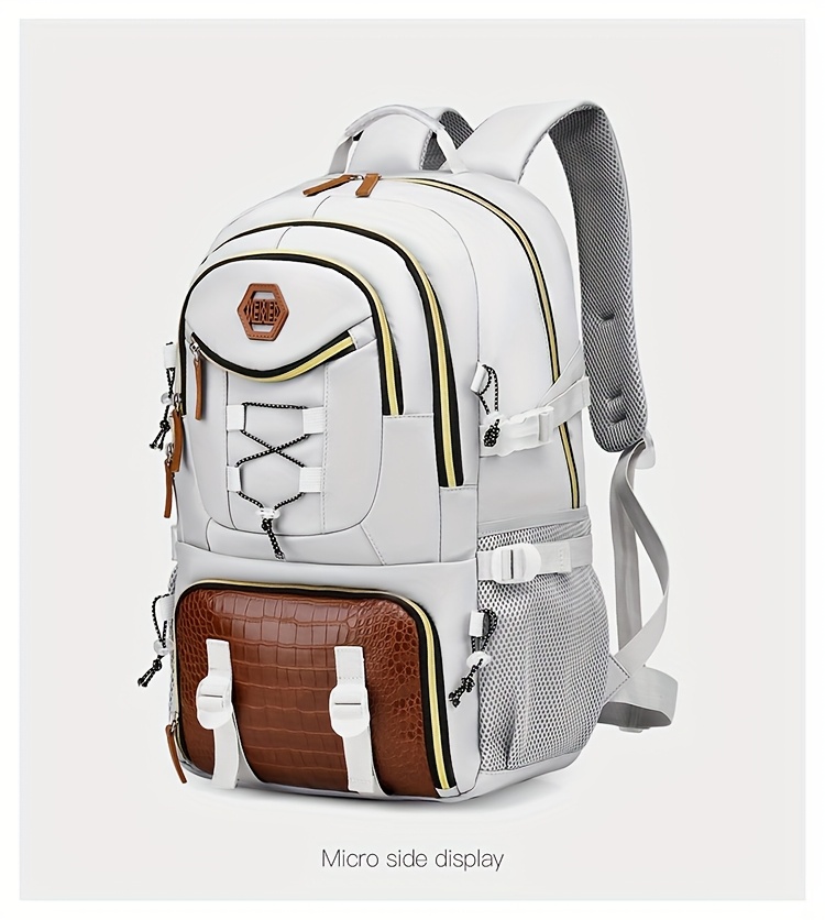 [Durable Travel Backpack] Durable Large Capacity Backpack | Separate Shoe Compartment, Easy-to-Clean, Multiple Compartments for Business Trips, Daily Use & Outdoor Travel - Holiday Gift, Adjustable Strap, Lightweight, Laptop Compartment, Travel Gear
