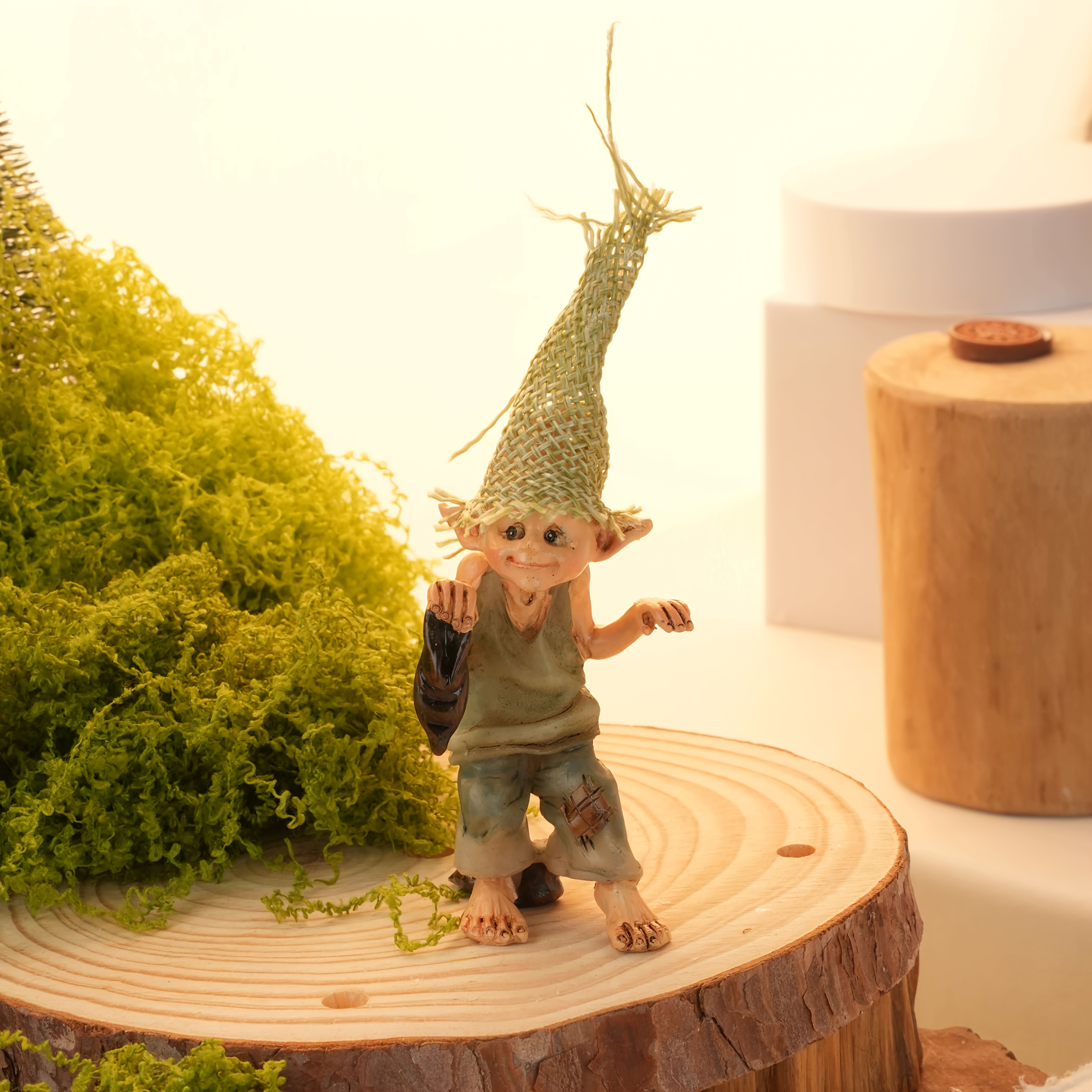TEMU Statue Ornament Resin Fairy Vintage Home Desktop Courtyard Scene Arrangement Ornaments