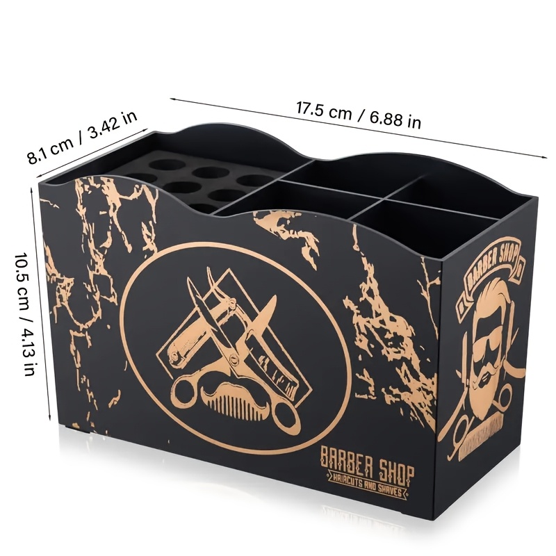 Hairdressing Scissors Socket Box, Stylist Salon Display Stand, Hair Styling Clipper Storage Desktop Box