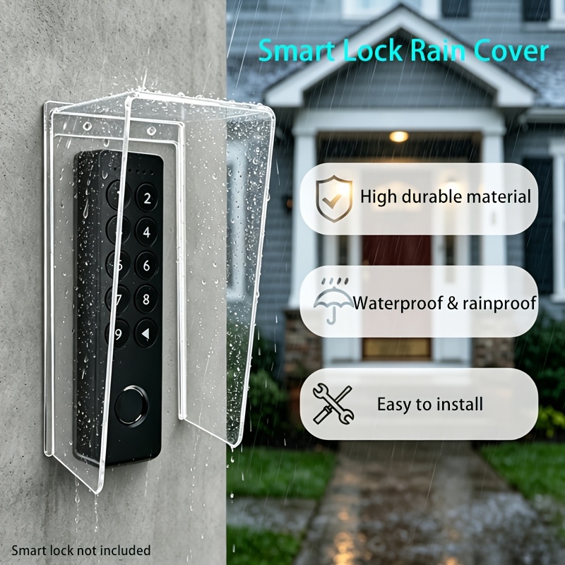 Waterproof Rain Cover for Smart Door Lock Keypad