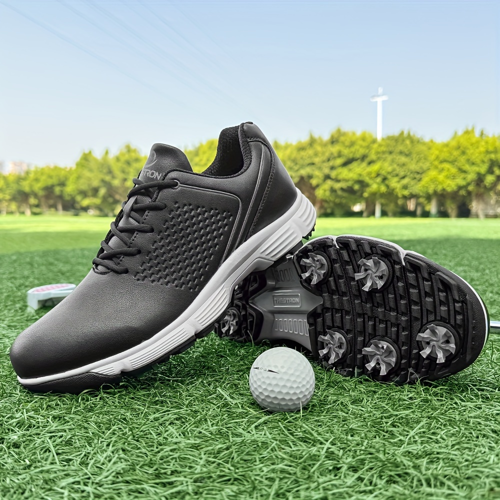 chaussures de golf professionnelles pour hommes avec crampons - Main Image