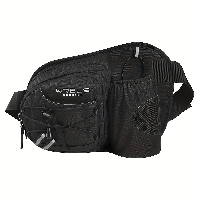 E-shop 1 Stück WRELS Hände-freie Wasserflasche Bauchtasche mit integriertem Flaschenhalter – Verstellbare Wandergürteltasche mit großem
