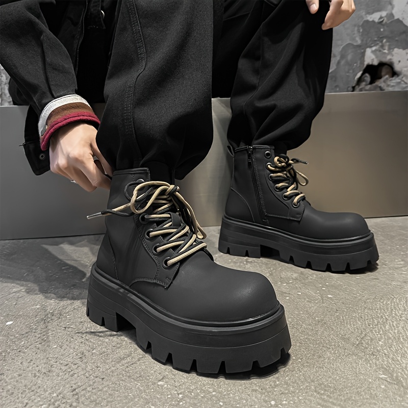 platform boots men sold on Temu United States - Main Image