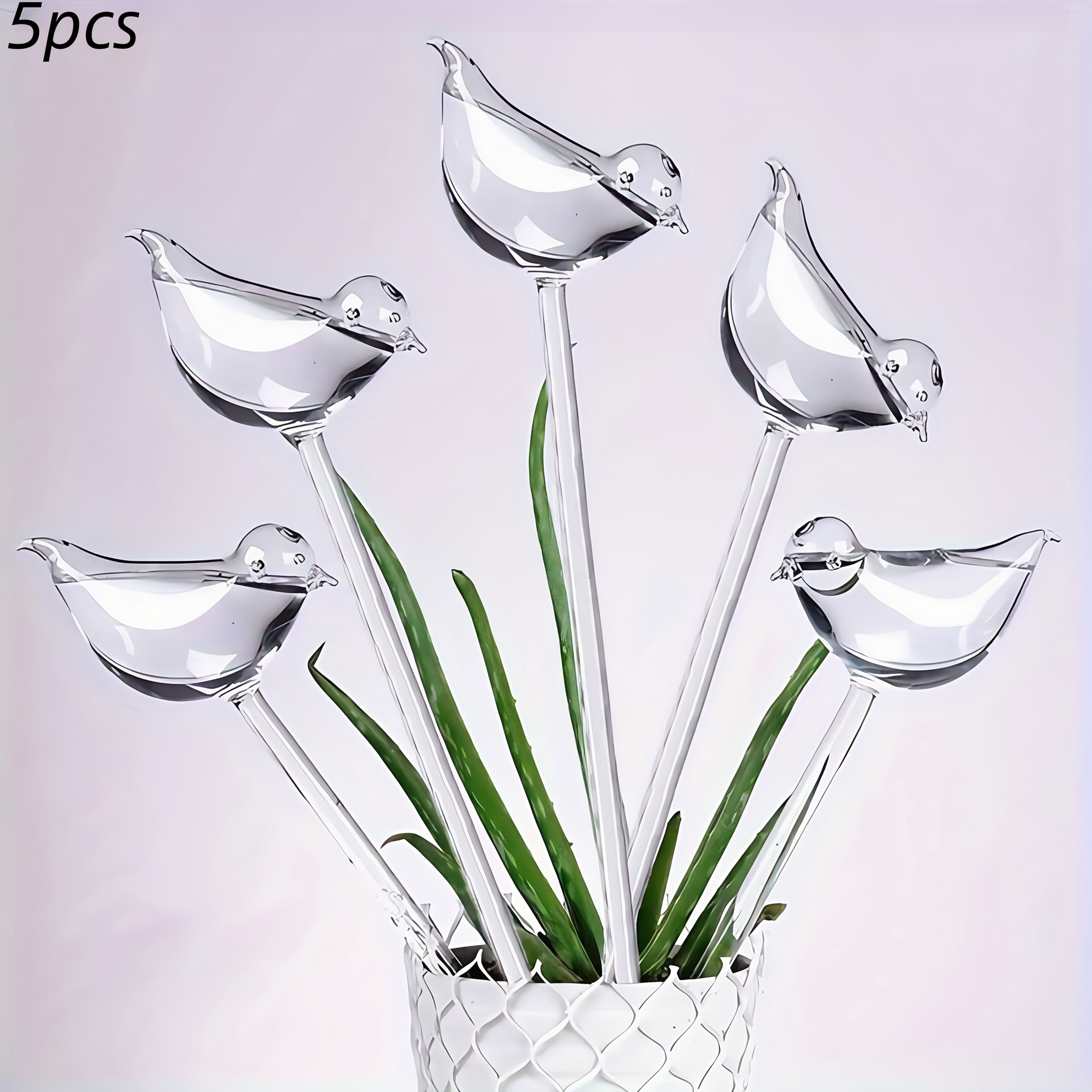 

5 Packs, Bird-shaped Self-watering Globes Automatic Flower Watering And Drip Water Seepage Device, Balcony Sprinkler, Shower