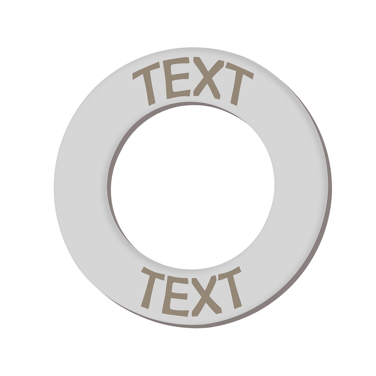 TEMU [customizable] Cat And Dog Round Pet Tags, Personalized Information , Universal Id Tags For Pets, Multi-colors And Fonts , Cat And Dog Additions