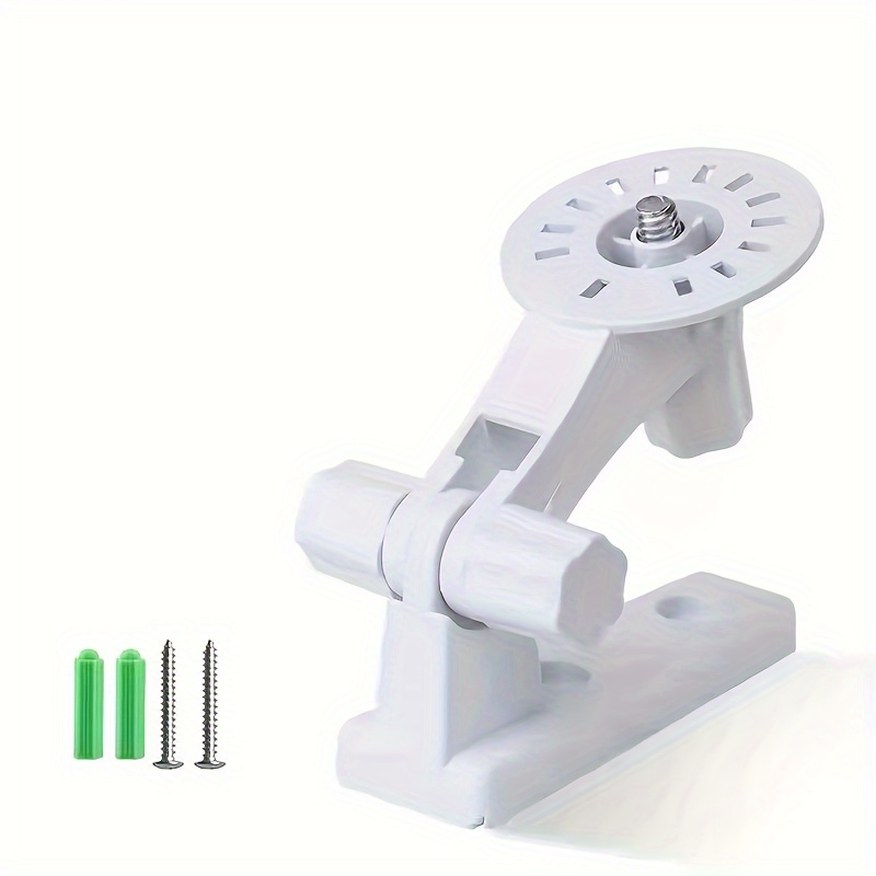 TEMU Adjustable Wall Mount For Security Cameras - Abs Material, Suitable For Indoor Use