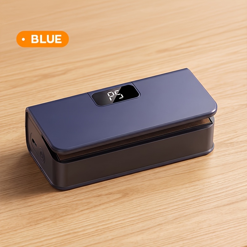TEMU Mini-Versiegelgerät, Handliches Lebensmittel-Versiegelgerät mit Digitalanzeige - Schnelles Versiegeln, Magnetisch , USB Wiederaufladbar, Ideal
