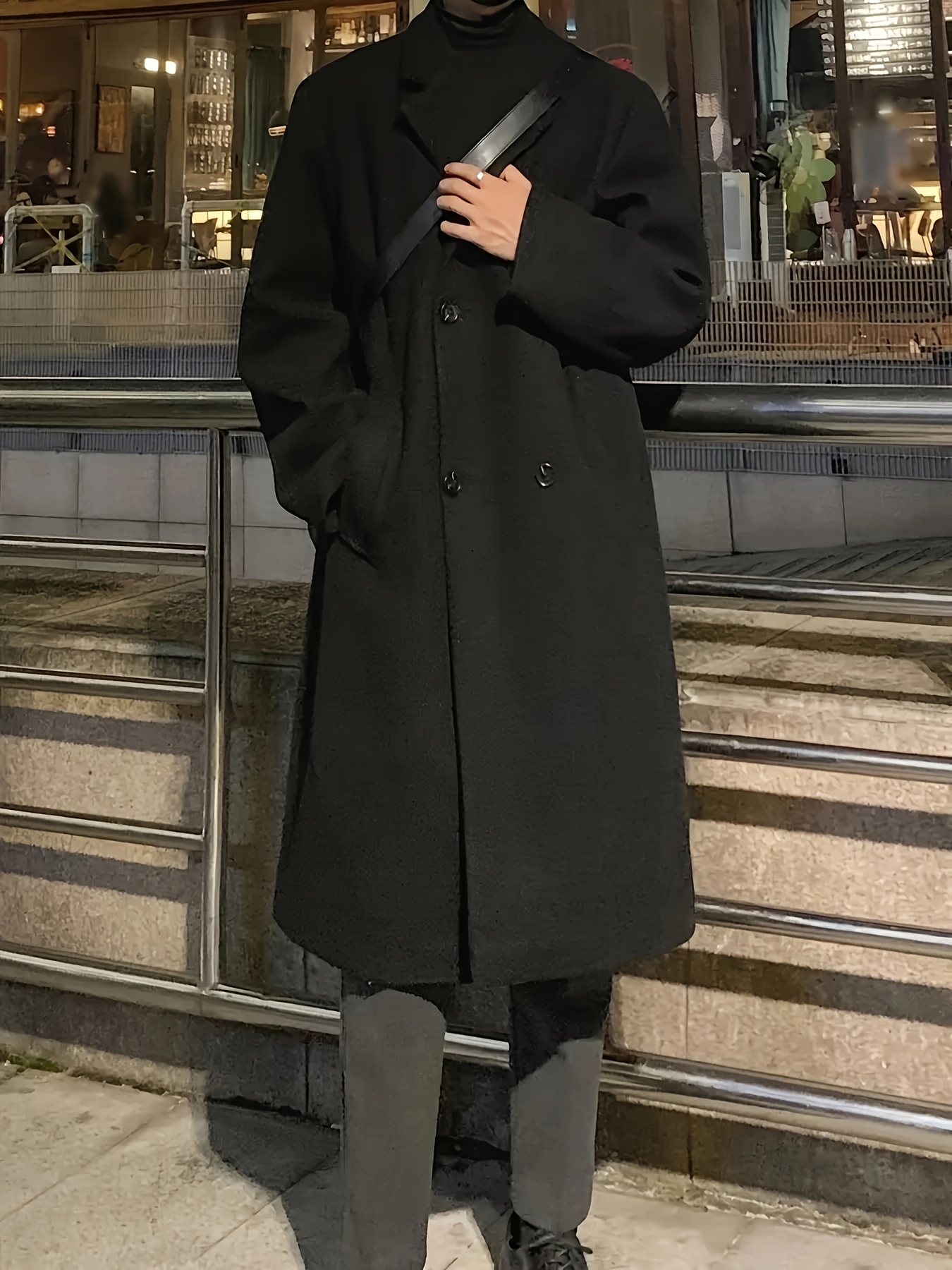 最終価格 MASU RAGLAN LONG COAT 48 19aw NEW LANE BRYANT $348 NAVY DOUBLE BREASTED TRENCH COAT BY