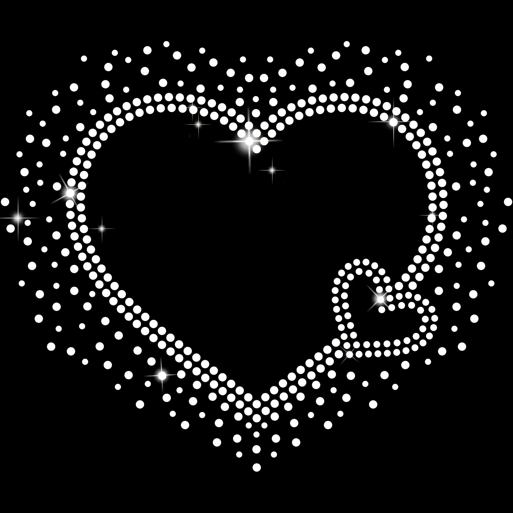 

Sparkling Heart-shaped Iron-on Applique, Decal For Diy T-shirts & Bags - , Long- Glitter Design, Transfer, Garment Bag Decoration