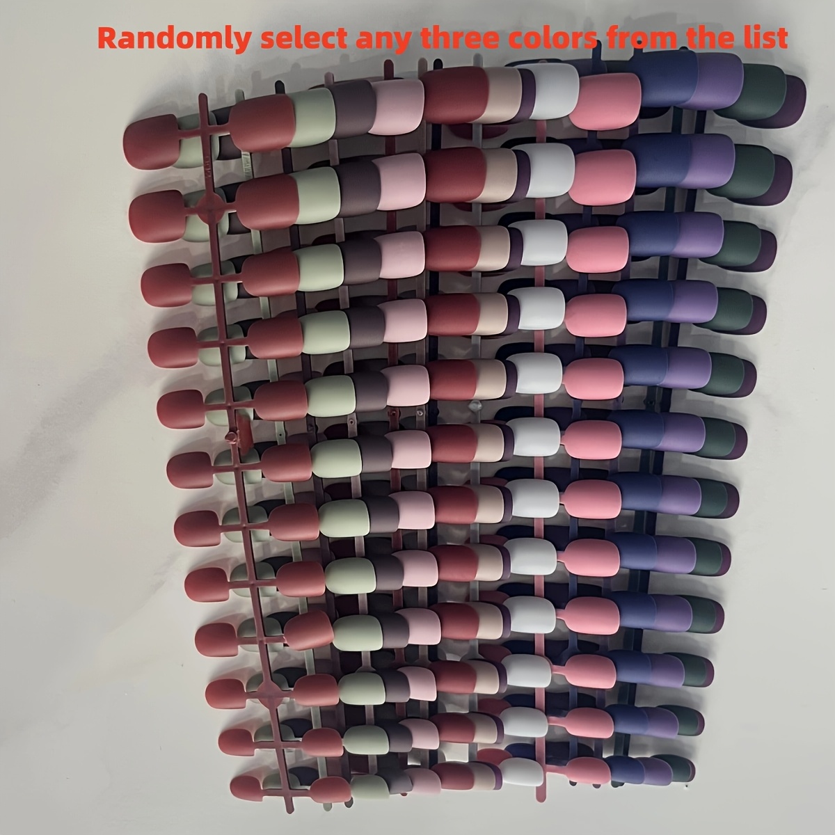 TEMU Any From The List. Short European- Press-on Fake Nails, Easy To Apply And Remove, Reusable. Suitable For Women And To Wear On Daily Occasions,