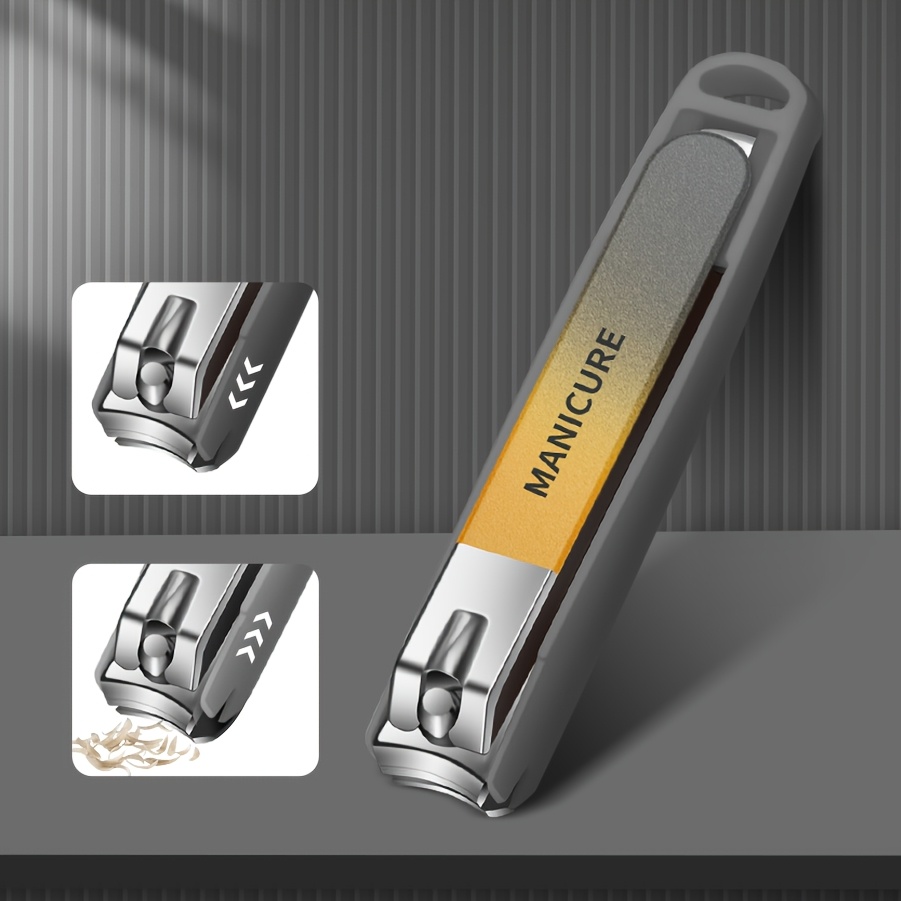 Nail Clipper Set with Splash Guard and Storage Case