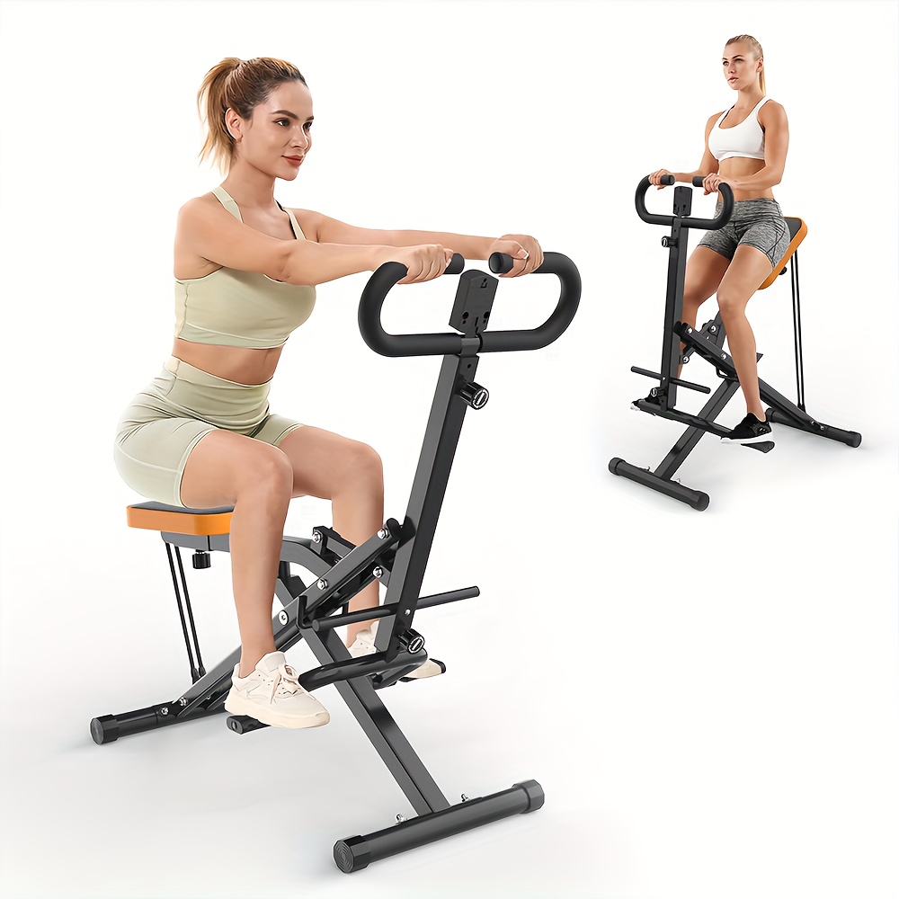 

Squat Machine For Home, Assist Trainer For Glutes Workout Foldable With , For Glutes Butt Thighs, Ab Back/leg Press Hip Thrust For Home Gym Fitness-black