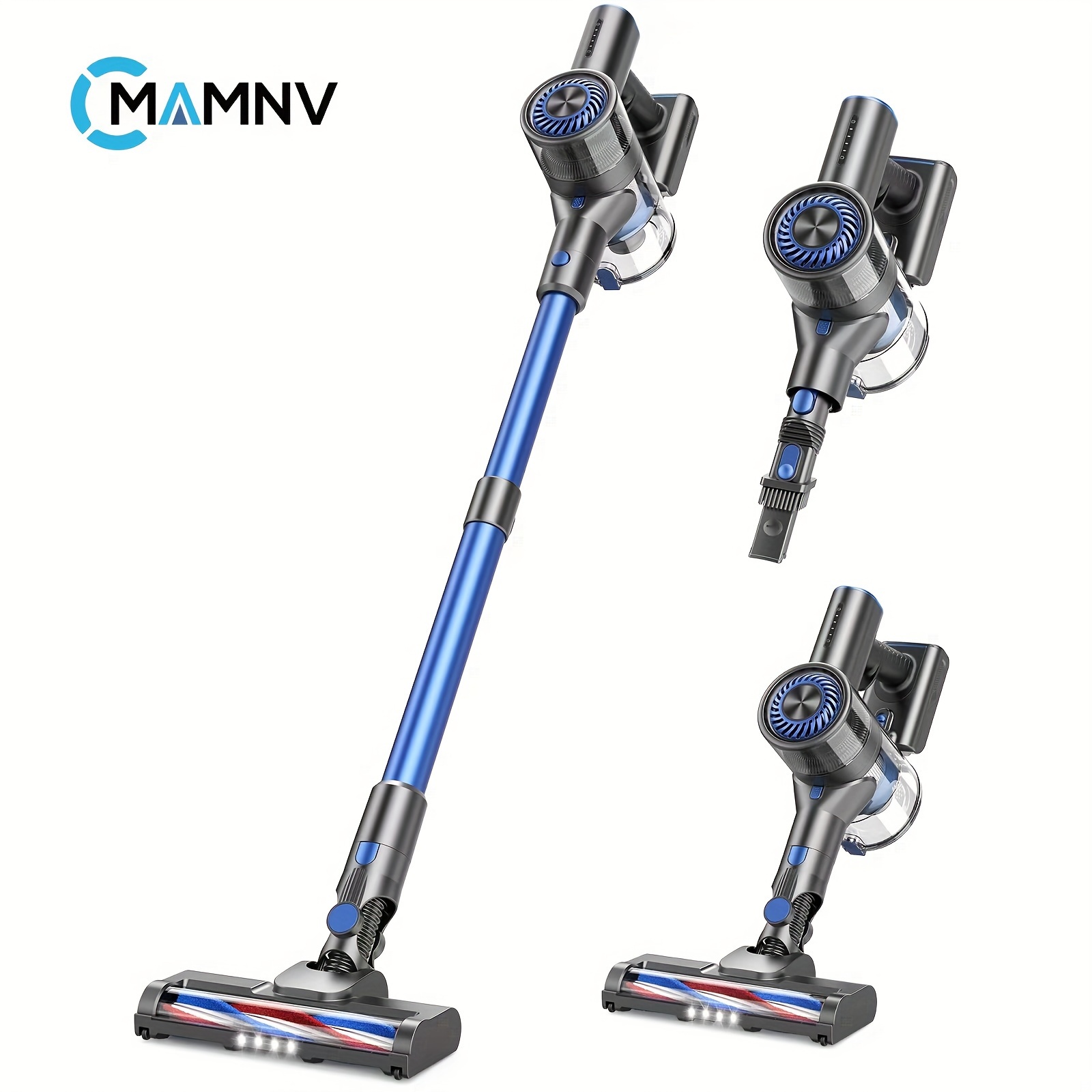 

Cordless Vacuum Cleaner With 80000 Rpm High-speed Brushless Motor, 2600mah Powerful Lithium Batteries, 5 Stages High Efficiency Filtration, Up To 40 Mins Runtime