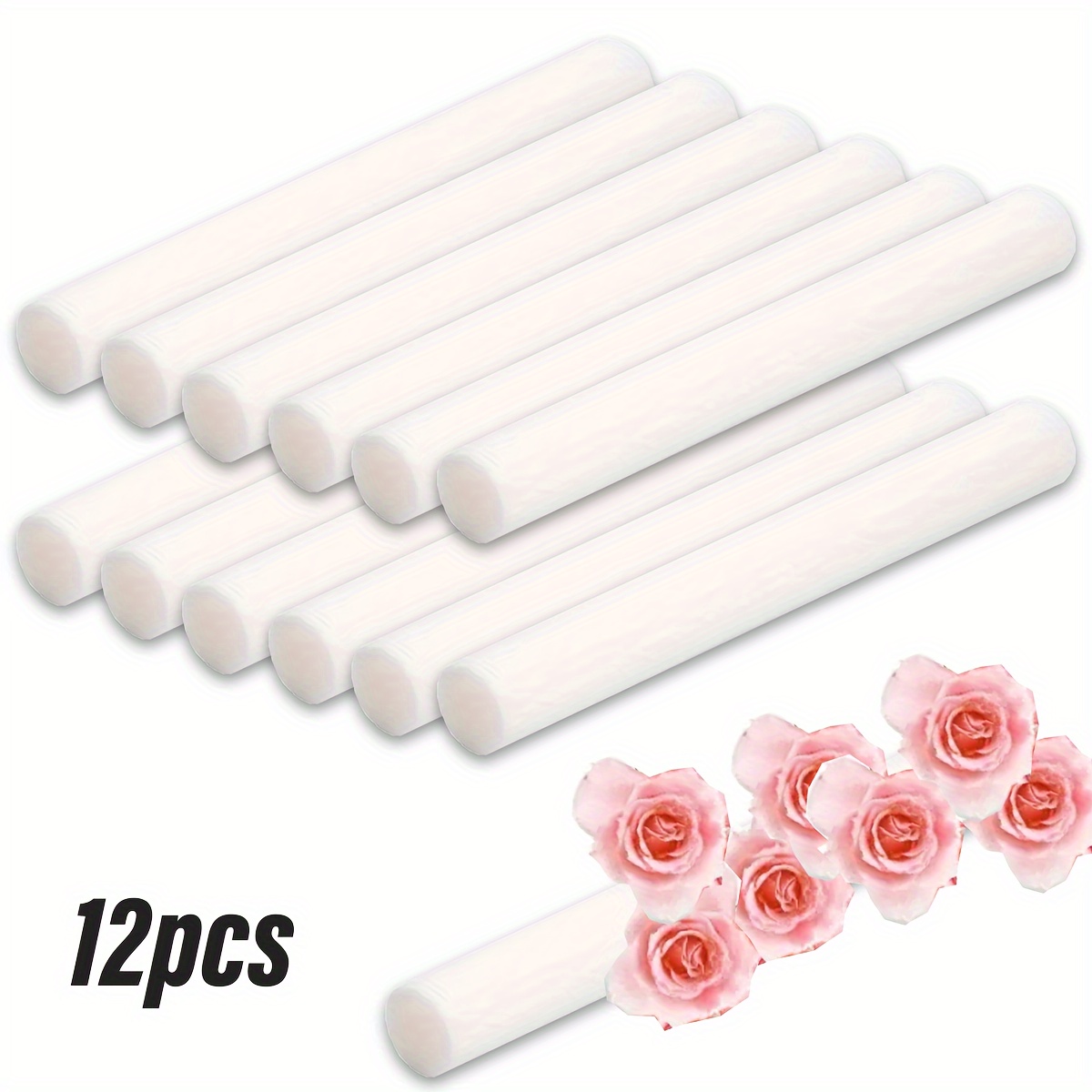 

12pcs Foam For Diy & Decor - Cylindrical