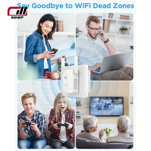 wifi extender covers 12 880 sq ft supports 105 devices 1200mbps dual band booster for home outdoor