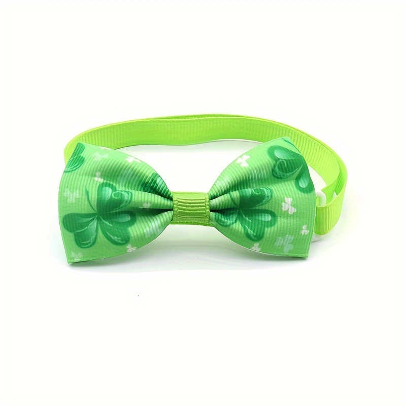 Pet Clover Bow Tie Dog Bow Bow Irish Festival Pet Bow Tie - Temu United ...