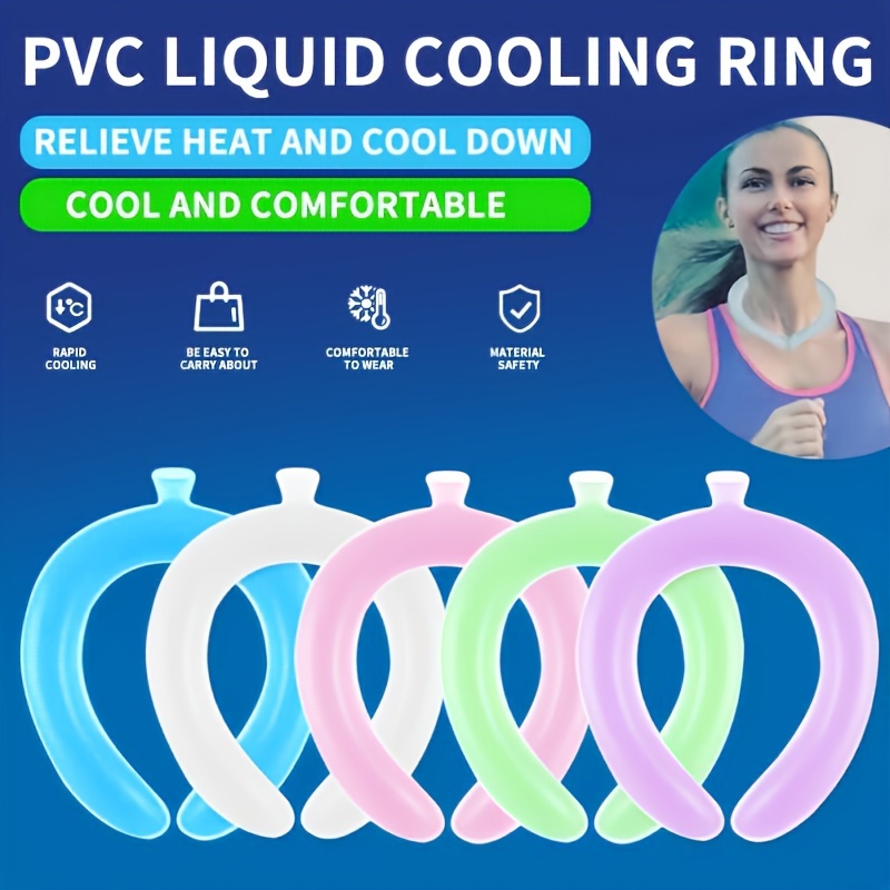 

1pc, Summer Cooling Gel Neck Wrap - Reusable Ice Ring For Summer Sports & Outdoor Activities