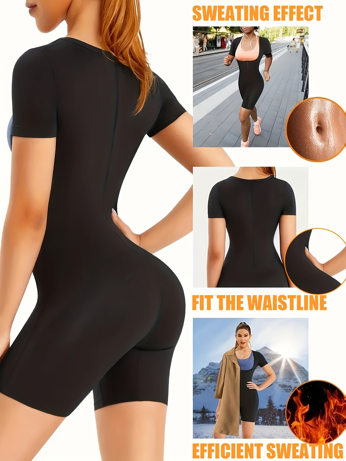 Bodysuit for sweating sale