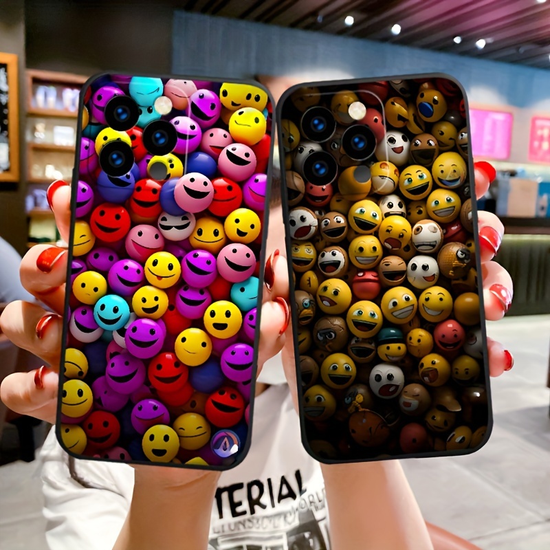 

Emoticon Design Tpu Soft Phone Case Cover For Series - Durable, Flexible Protection With Vibrant 3d Smileys [la543]