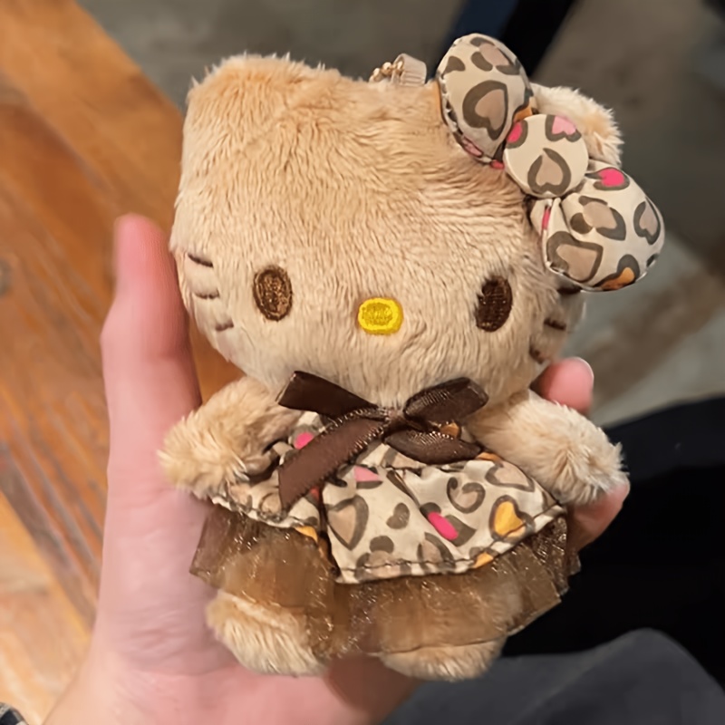 TEMU 1pc Of Kitten Pendant, Decorated With Cartoon Leopard Print, Backpack Keychain Accessory, A Birthday Gift For A Friend