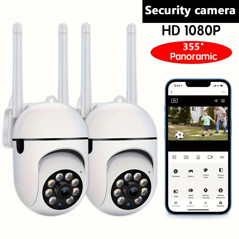 high definition wifi monitoring camera 355 degree intercom high definition   camera remote high definition night vision camera for indoor and outdoor non   anti domestic   operation details 1